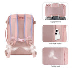 Tech-Protect Defender S50 kuprinė Ryanair ir Wizzair, 20L nešiojamasis kompiuteris - rožinė -- Laptop Bags
