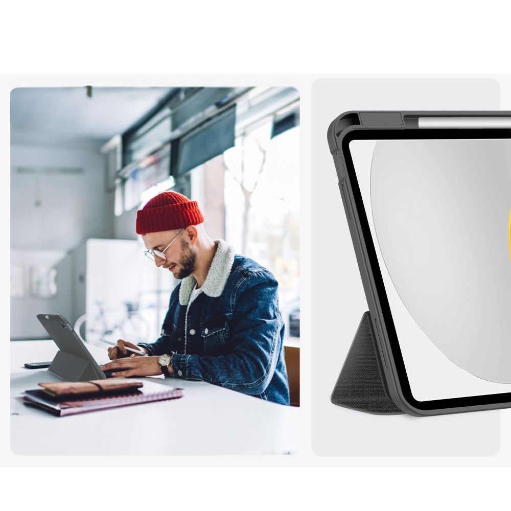 Tech-Protect SC Pen Canvas Dėklas, skirtas iPad 10.9" 2022 / iPad 11" 2025 - pilkas