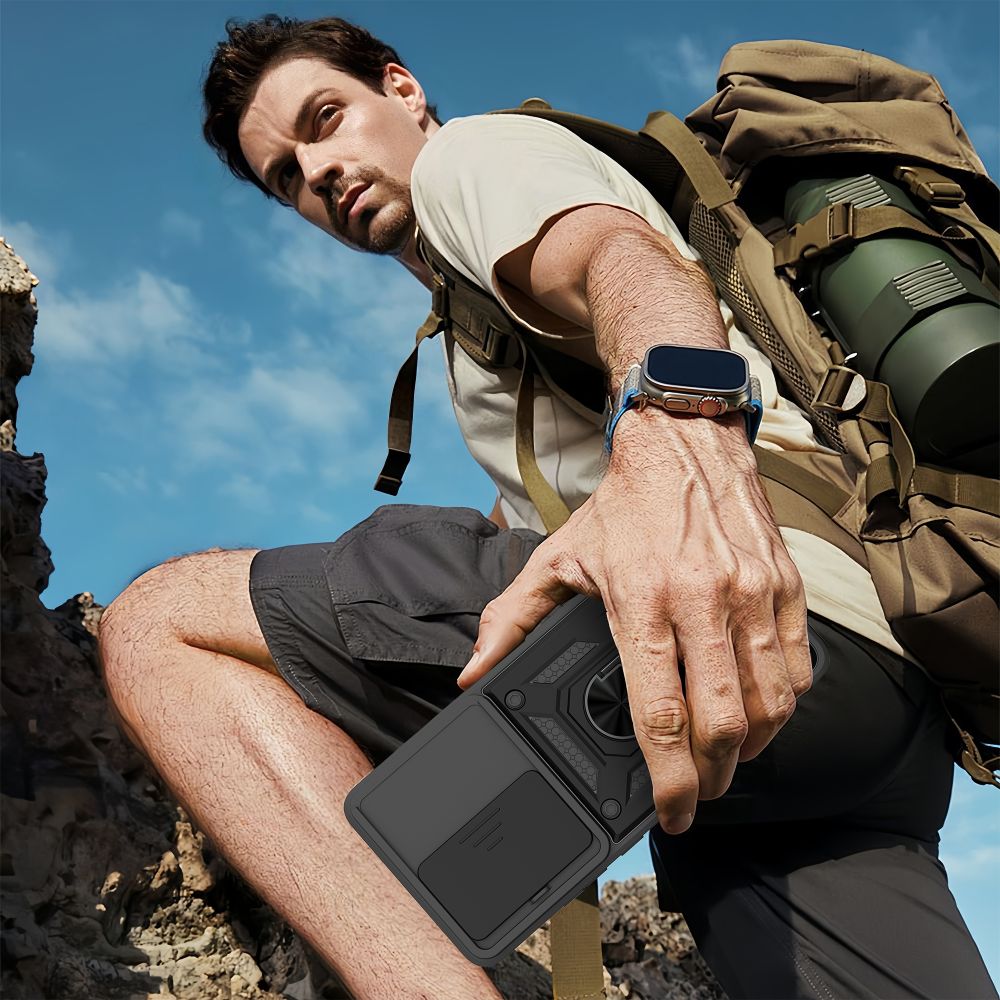 Tech-Protect CamShield Pro dėklas Xiaomi Redmi 15 – juodas -- Xiaomi Redmi 15