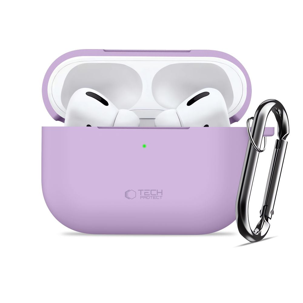 Tech-Protect silikoninis dėklas AirPods Pro – violetinis -- AirPods Pro