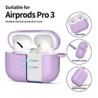 Tech-Protect silikoninis dėklas AirPods Pro – violetinis -- AirPods Pro