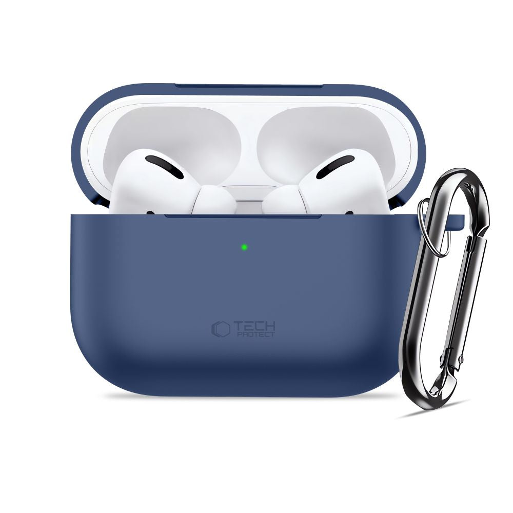 Tech-Protect silikoninis dėklas AirPods Pro – tamsiai mėlynas -- AirPods Pro