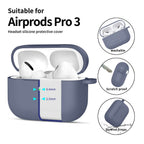 Tech-Protect silikoninis dėklas AirPods Pro – mėlynas -- AirPods Pro