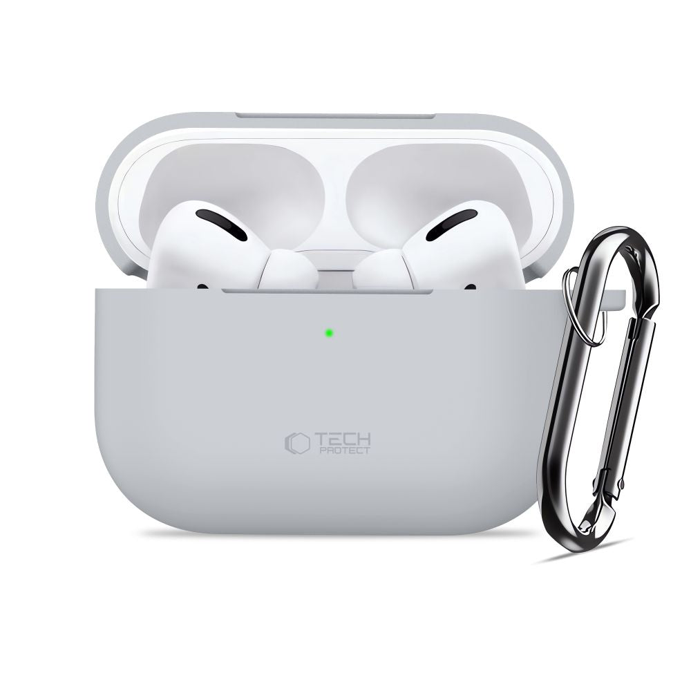 Tech-Protect silikoninis dėklas AirPods Pro – pilkas -- AirPods Pro