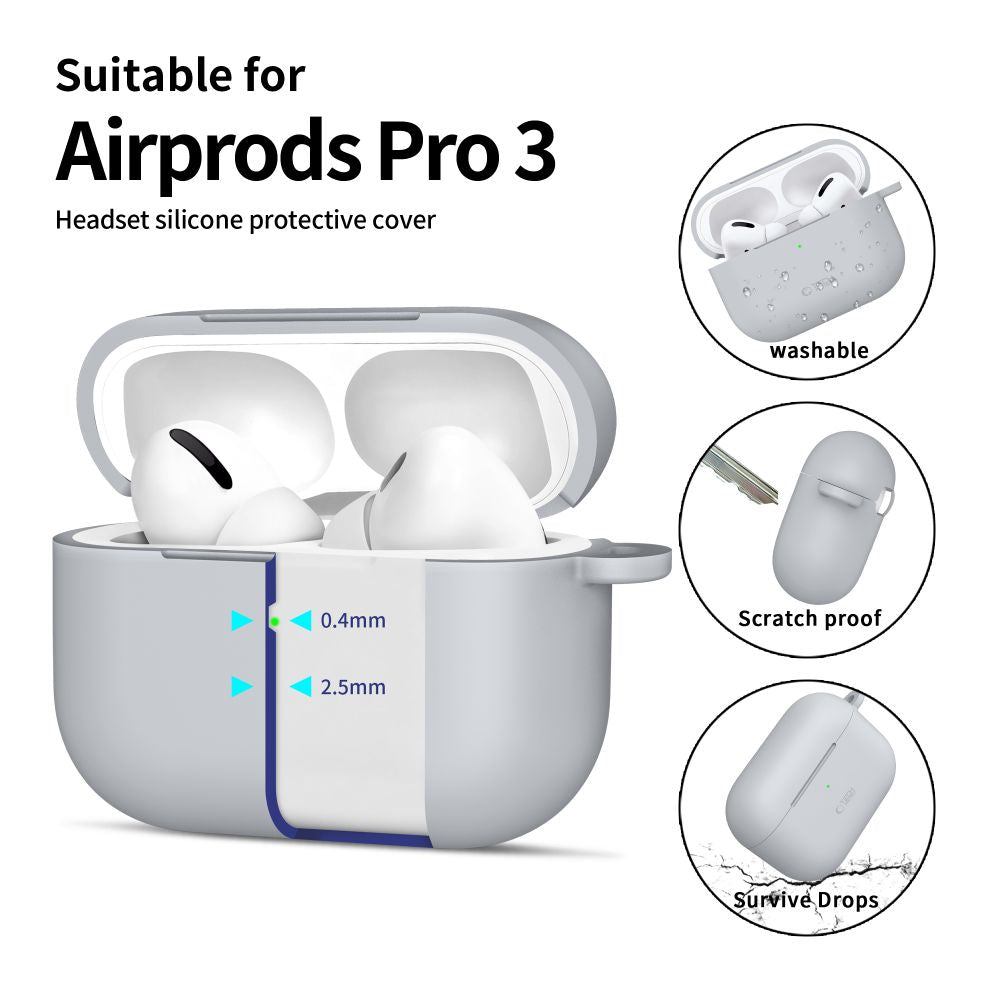 Tech-Protect silikoninis dėklas AirPods Pro – pilkas -- AirPods Pro