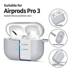 Tech-Protect silikoninis dėklas AirPods Pro – pilkas -- AirPods Pro