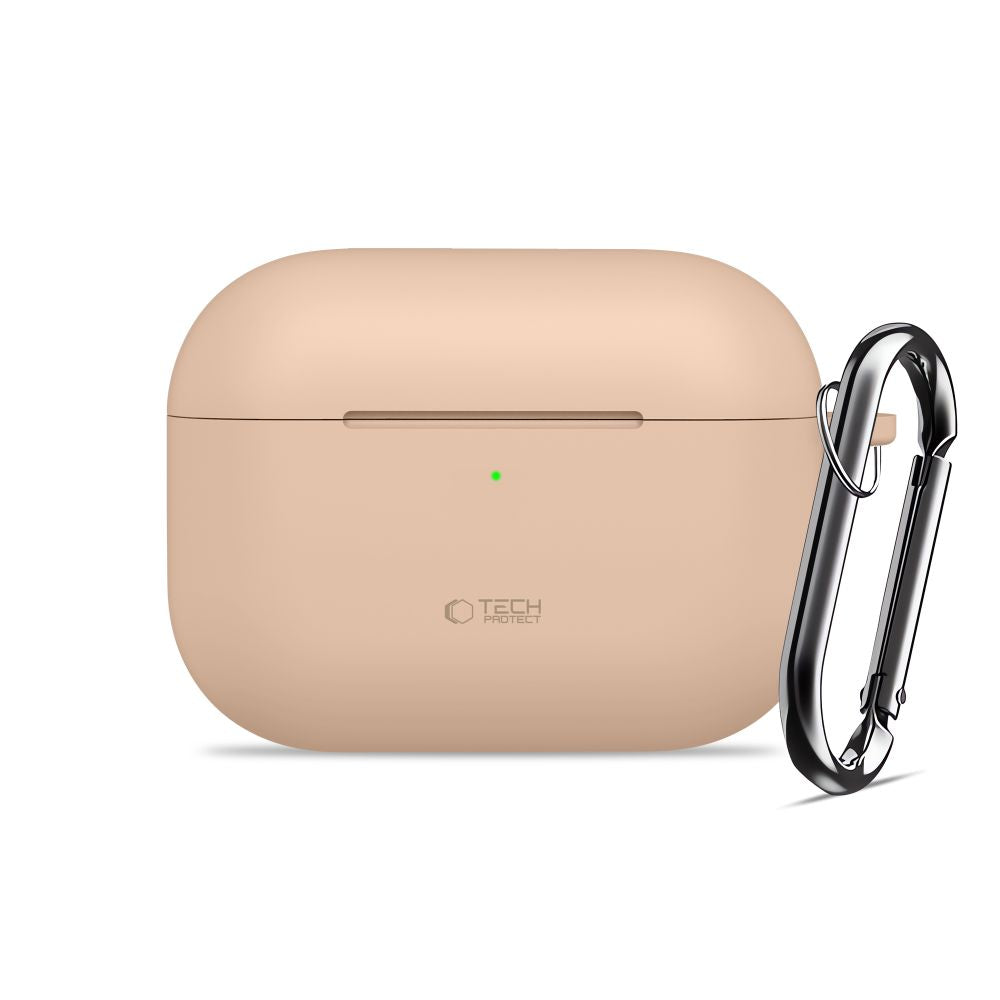 Tech-Protect silikoninis dėklas AirPods Pro – smėlio -- AirPods Pro