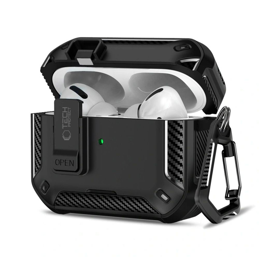 Tech-Protect Carbonox MagSafe dėklas AirPods Pro – juodas -- AirPods Pro