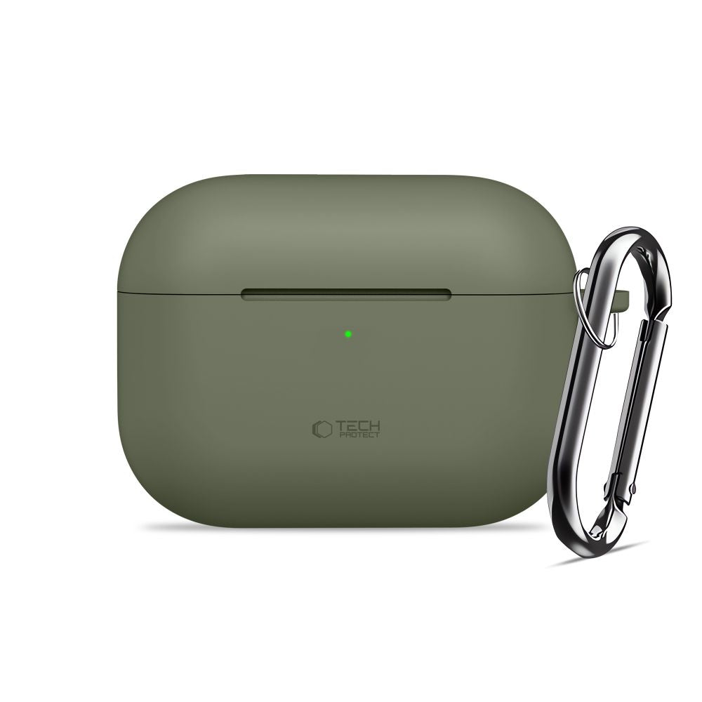 Tech-Protect silikoninis dėklas AirPods Pro – alyvuogių -- AirPods Pro