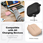 Tech-Protect silikoninis dėklas AirPods Pro – alyvuogių -- AirPods Pro