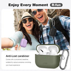 Tech-Protect silikoninis dėklas AirPods Pro – alyvuogių -- AirPods Pro