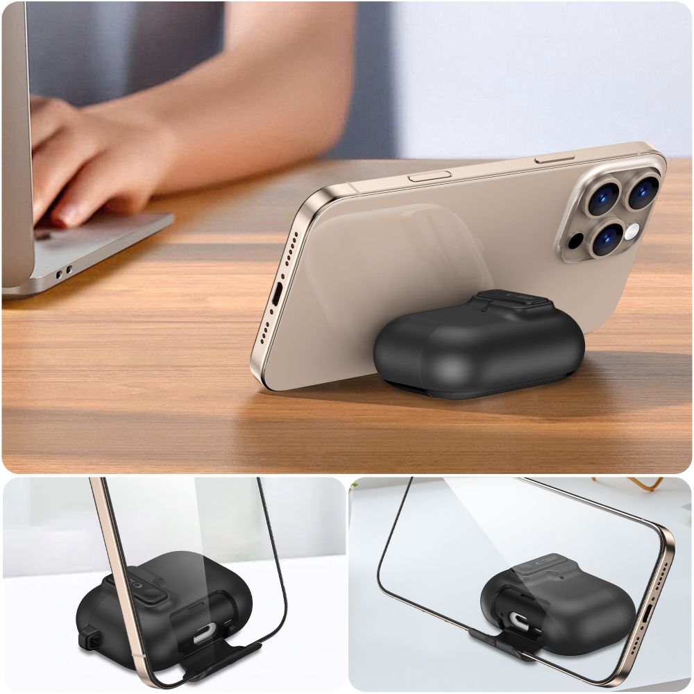 Tech-Protect Slim Hook dėklas AirPods Pro 3 – juodas -- AirPods Pro 3