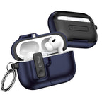 Tech-Protect Slim Hook dėklas AirPods Pro 3 – tamsiai mėlynas -- AirPods Pro 3