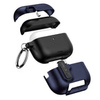Tech-Protect Slim Hook dėklas AirPods Pro 3 – tamsiai mėlynas -- AirPods Pro 3