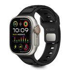 Tech-Protect IconBand Line dirželis, skirtas Apple Watch 44 / 45 / 46 / 49 mm - juodas -- Apple Watch 44
