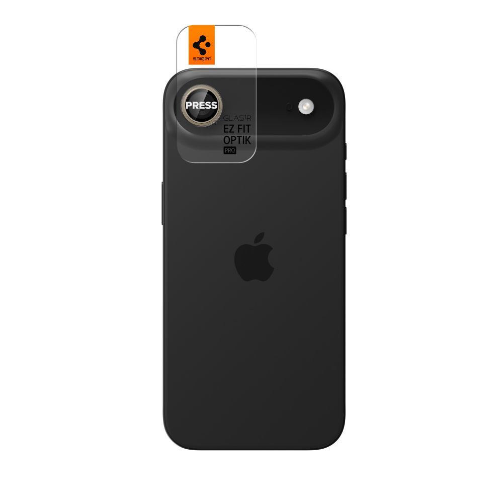 Spigen Optik Pro objektyvų apsauga iPhone Air – auksinė (2 vnt.)
