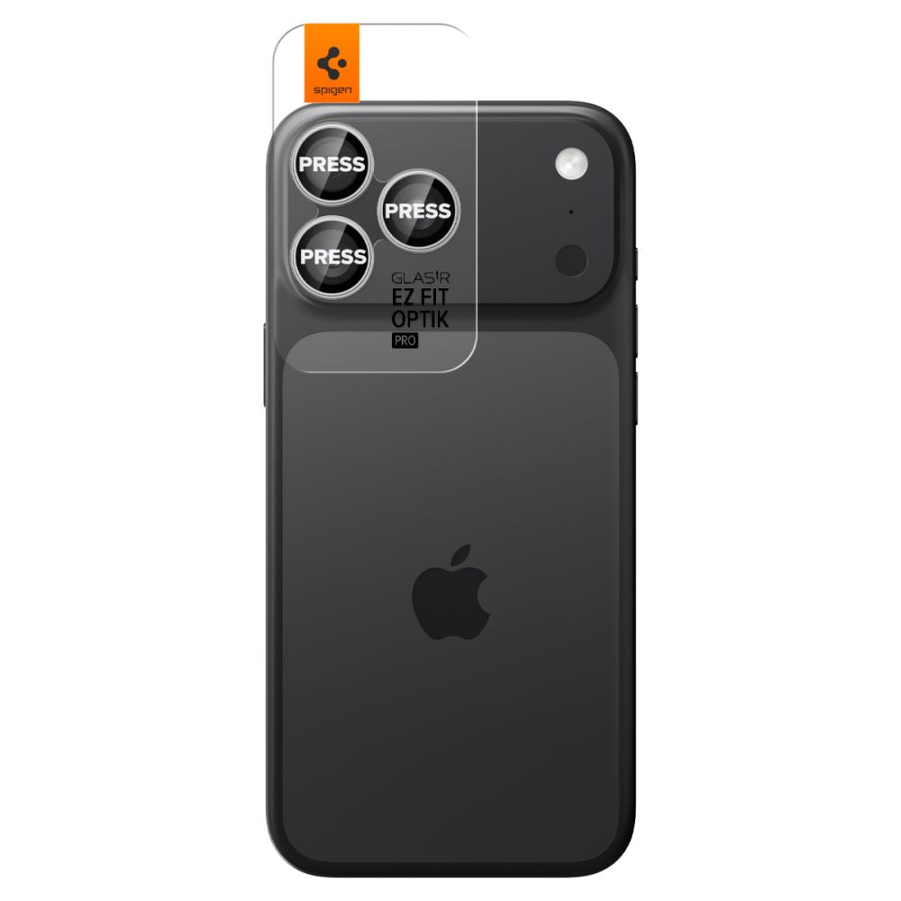Spigen Optik Pro kameros apsauga „EZ Fit“ 2 vnt. – sidabrinė