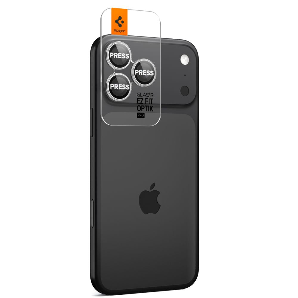 Spigen Optik Pro kameros apsauga „EZ Fit“ 2 vnt. – sidabrinė