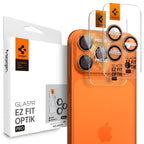 Spigen Optik Pro lęšių stikliukas iPhone 16/17 Pro/Max – oranžinis