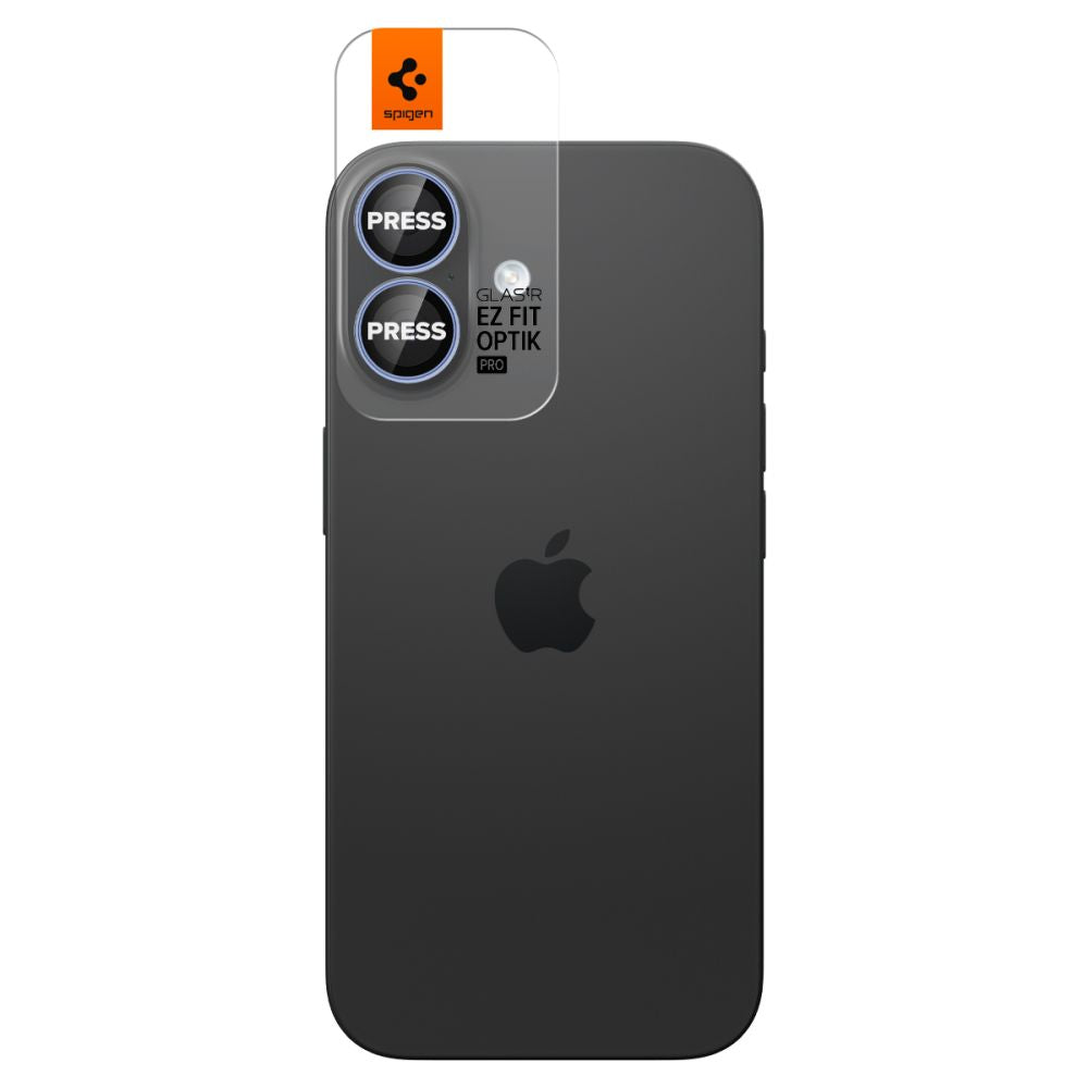 Spigen Optik Pro kameros apsauga iPhone 16/17 – 2 vnt., mėlyna