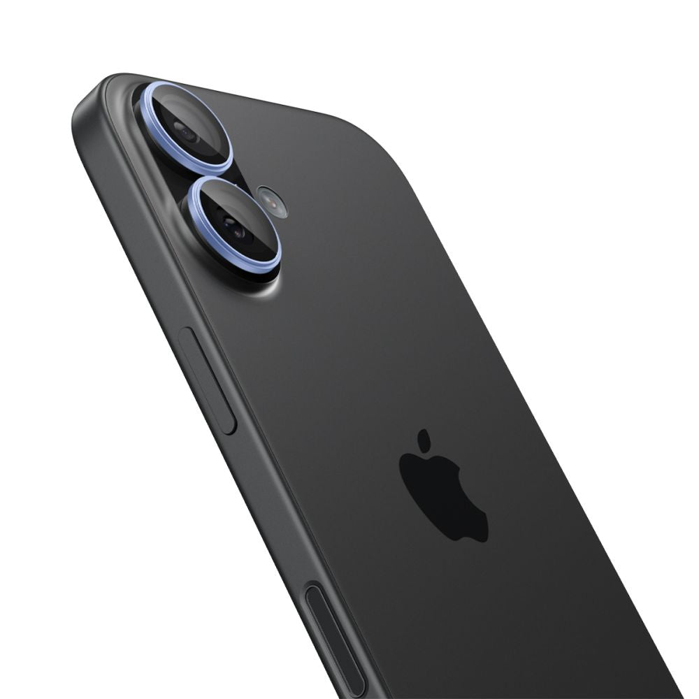 Spigen Optik Pro kameros apsauga iPhone 16/17 – 2 vnt., mėlyna
