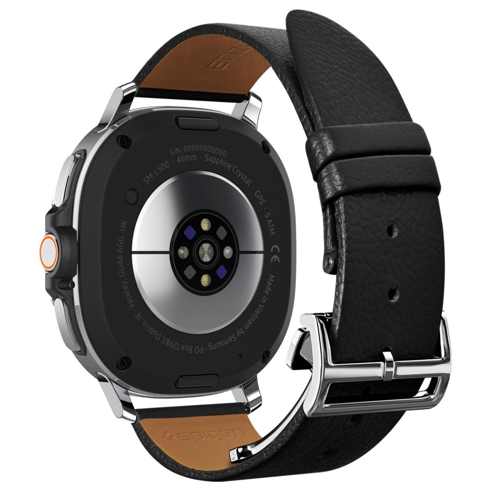 Spigen Enzo dirželis, skirtas Samsung Galaxy Watch 40/44/46 mm – juodas