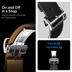 Spigen Enzo dirželis, skirtas Samsung Galaxy Watch 40/44/46 mm – juodas