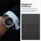 Spigen Enzo dirželis, skirtas Samsung Galaxy Watch 40/44/46 mm – juodas