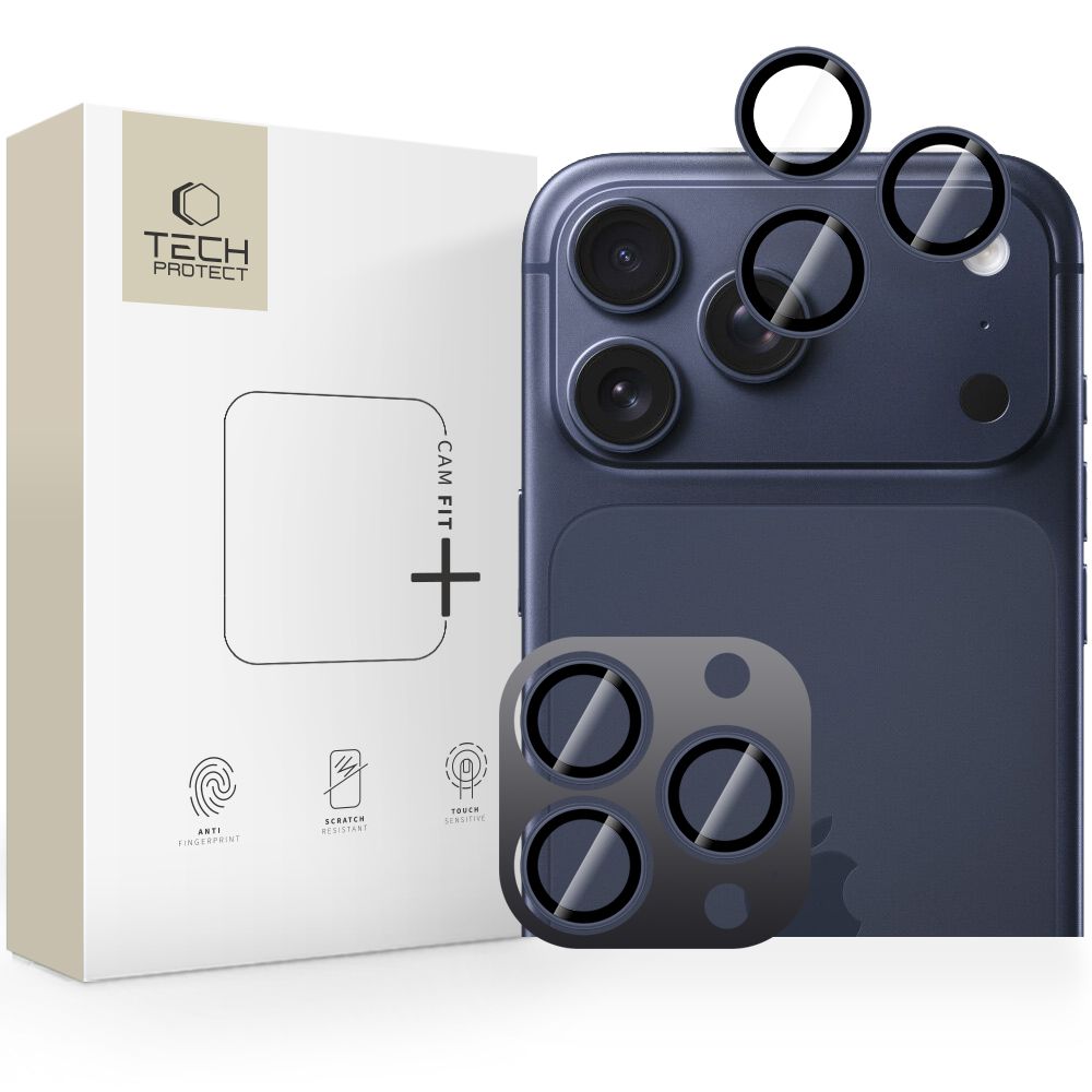 Tech-Protect Camring Fit+ kameros apsauga iPhone Pro/Max – mėlyna -- iPhone 14 Pro