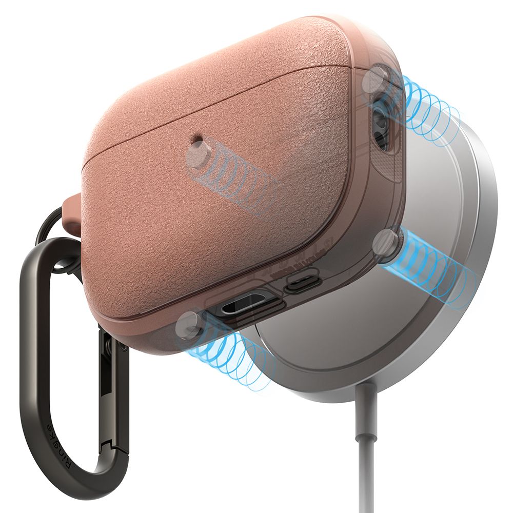 Ringke Onyx MagSafe dėklas AirPods Pro 3 – rožinis -- AirPods Pro 3