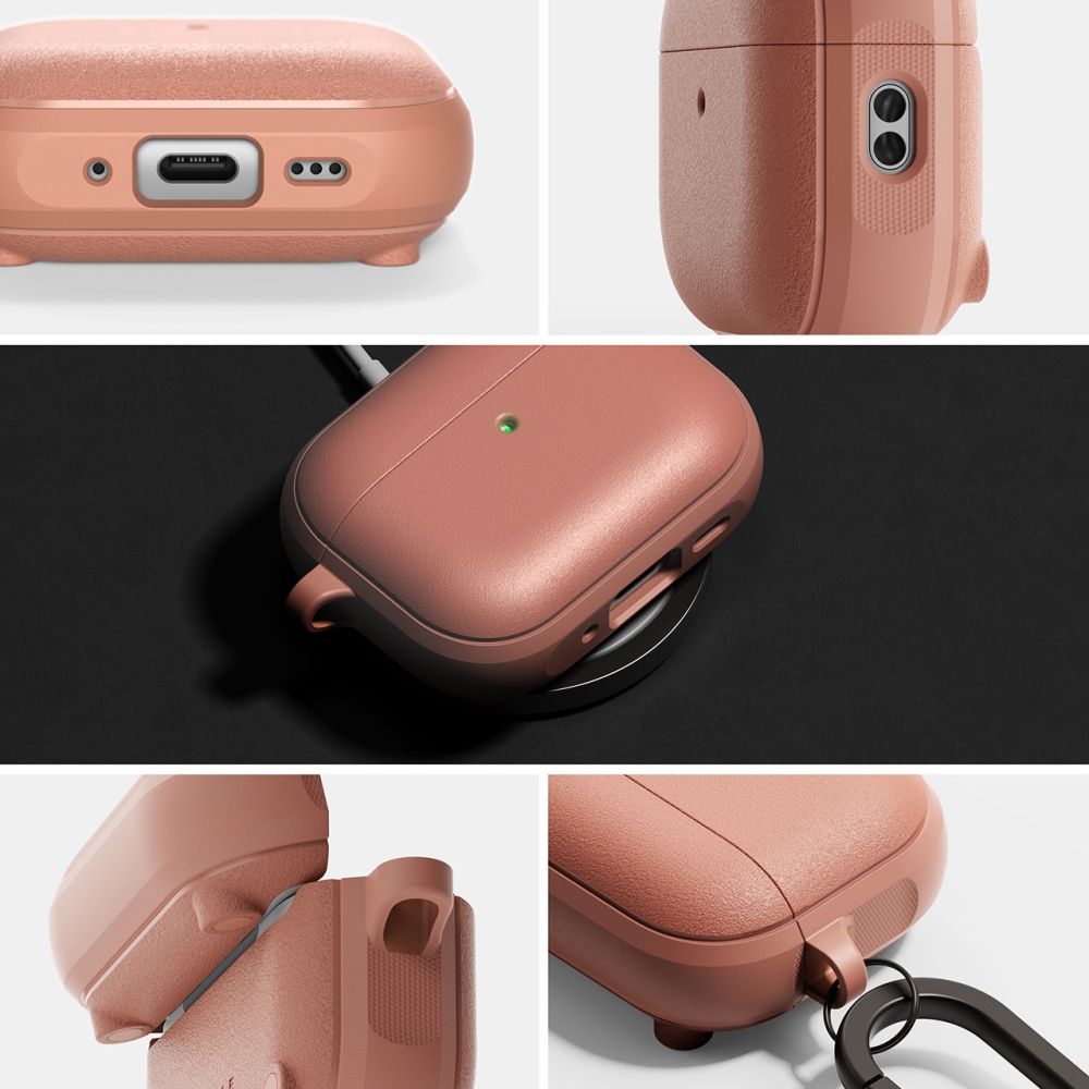Ringke Onyx MagSafe dėklas AirPods Pro 3 – rožinis -- AirPods Pro 3