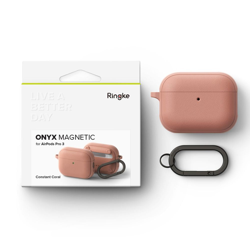 Ringke Onyx MagSafe dėklas AirPods Pro 3 – rožinis -- AirPods Pro 3