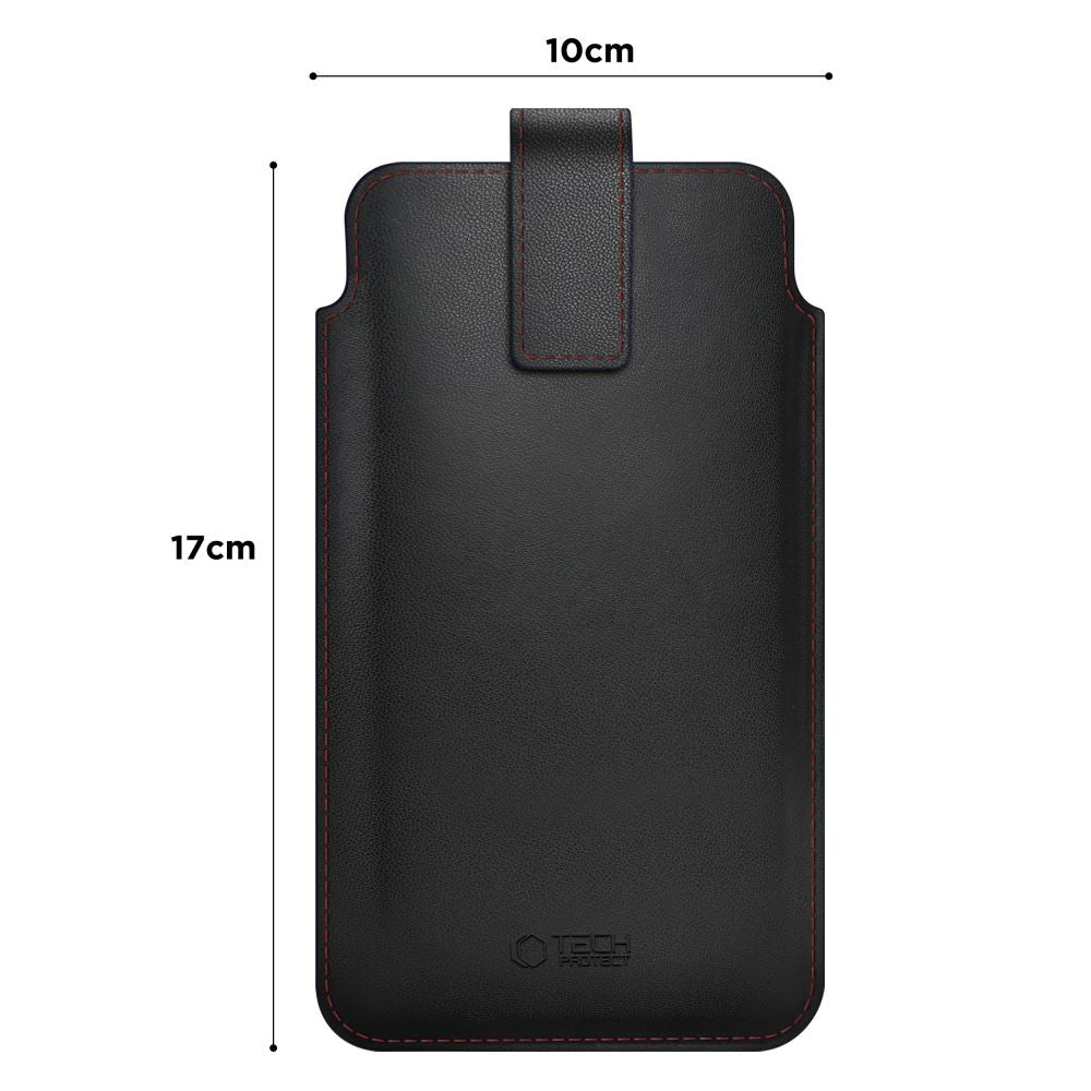 Tech-Protect SM65 dėklas, skirtas 6.0-6.9" išmaniesiems telefonams - juoda ir raudona -- Cell phone cases and covers