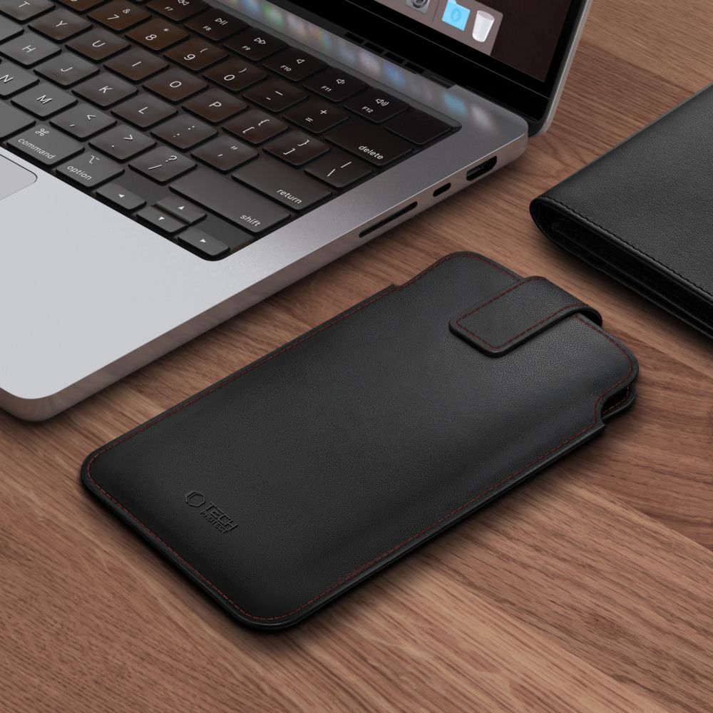 Tech-Protect SM65 dėklas, skirtas 6.0-6.9" išmaniesiems telefonams - juoda ir raudona -- Cell phone cases and covers