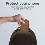 Tech-Protect SM65 dėklas 6,0–6,9" telefonams – rudas -- Cell phone cases and covers
