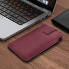 Tech-Protect SM65 dėklas 6,0–6,9" telefonams – burgundiškas -- Cell phone cases and covers