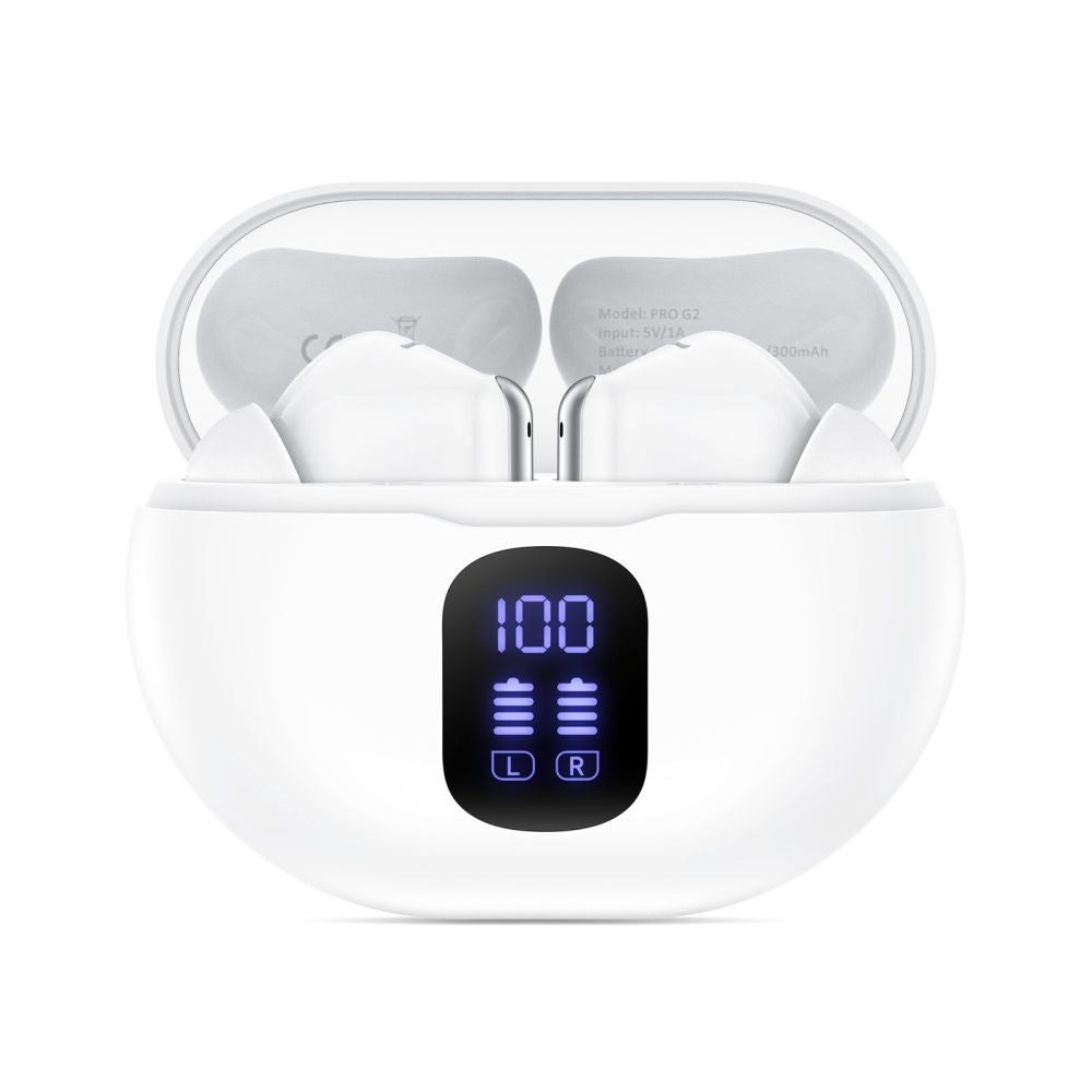Tech-Protect UltraBoost TWS Pro G2 ausinės – baltos -- Headphones