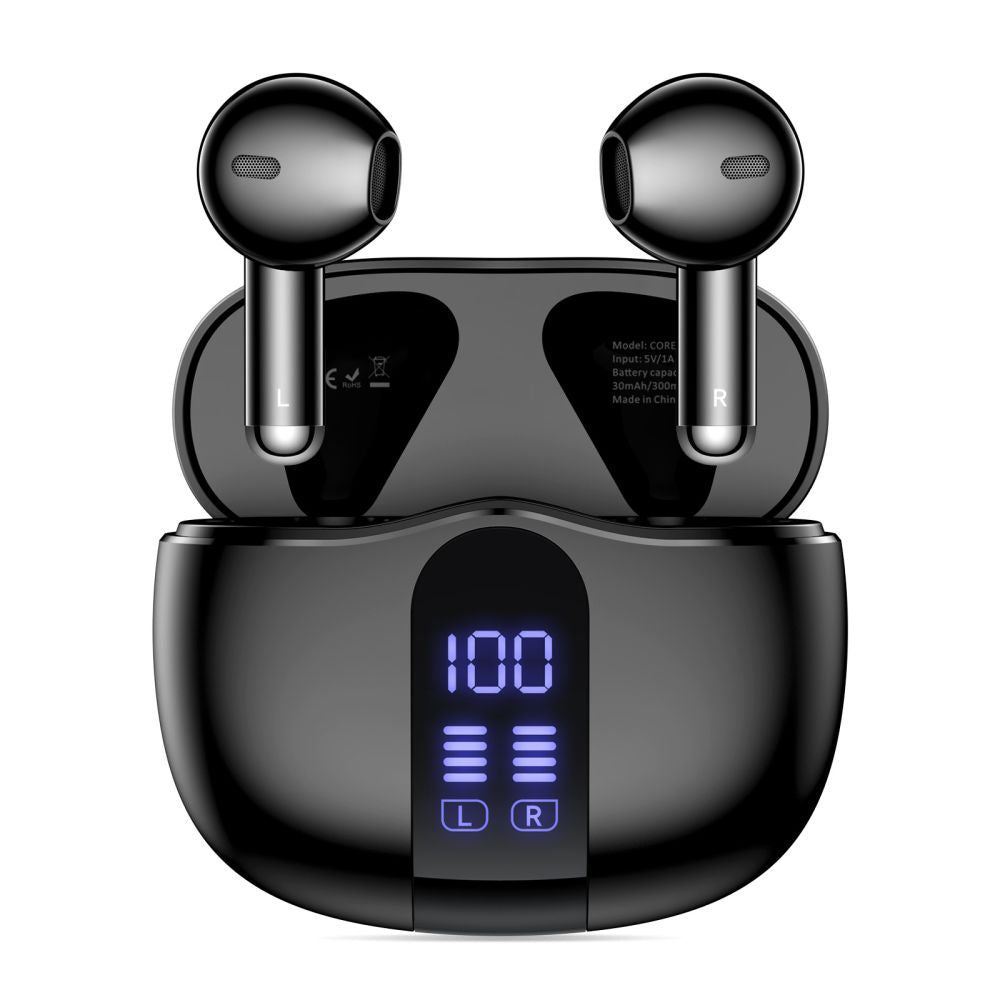 Tech-Protect UltraBoost TWS Core G2 ausinės – juodos -- Headphones