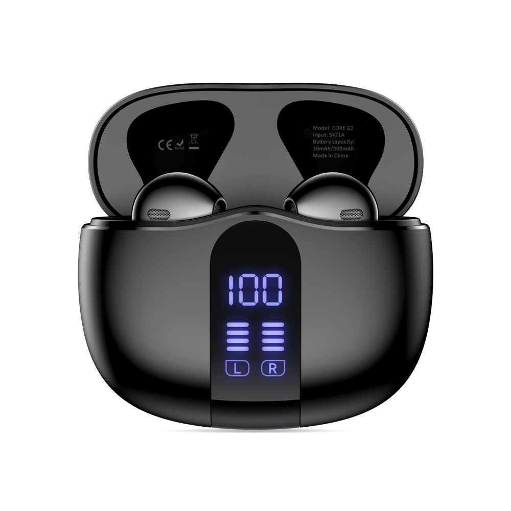 Tech-Protect UltraBoost TWS Core G2 ausinės – juodos -- Headphones