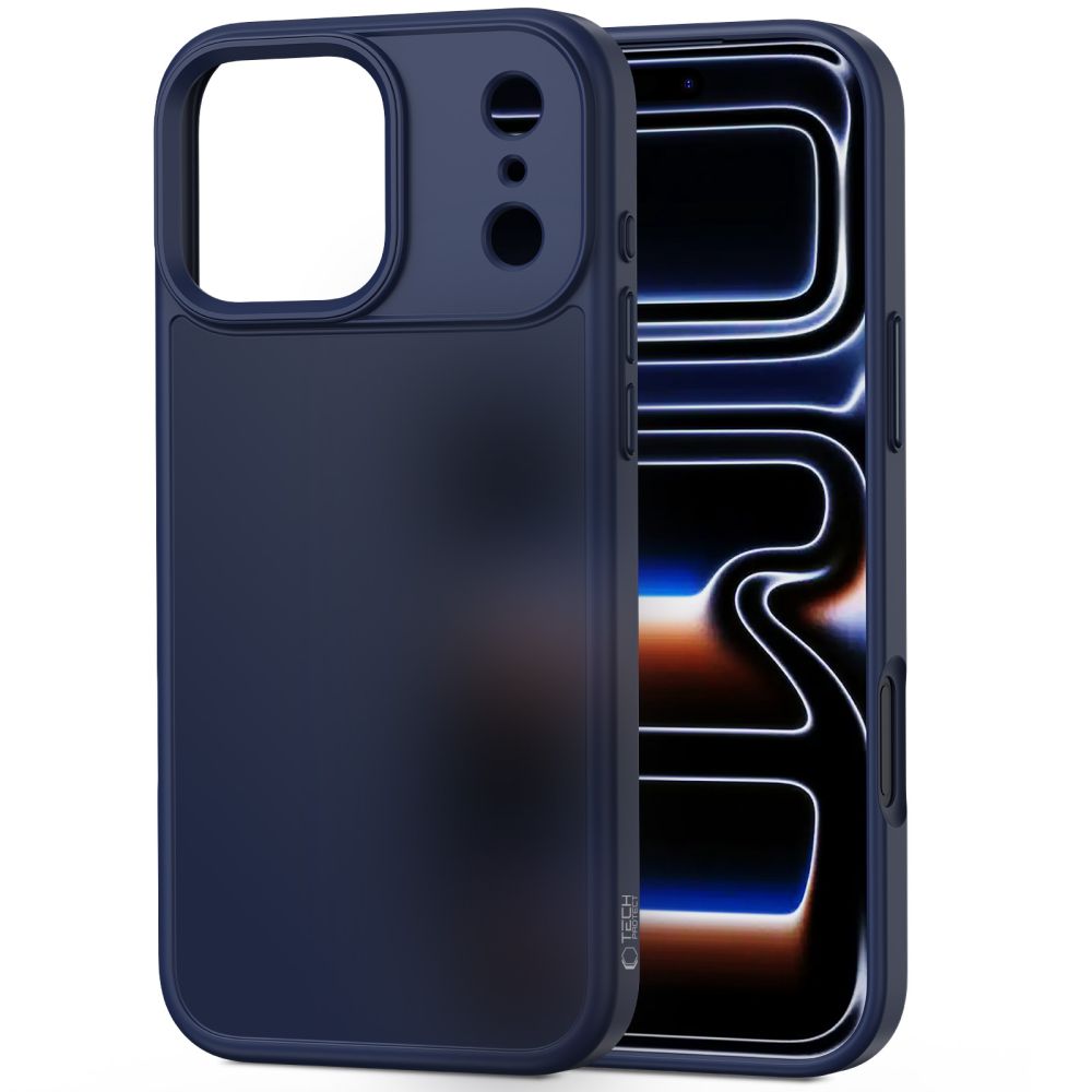 Tech-Protect MagMat dėklas iPhone 17 Pro – matinis tamsiai mėlynas -- iPhone 17 Pro