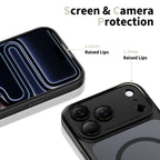 Tech-Protect Magpeak MagSafe dėklas iPhone 17 Pro Max – juodas -- iPhone 17 Pro Max