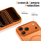 Tech-Protect Magpeak MagSafe dėklas iPhone 17 Pro – oranžinis -- iPhone 17 Pro