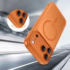 Tech-Protect Magpeak MagSafe dėklas iPhone 17 Pro – oranžinis -- iPhone 17 Pro