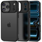 Tech-Protect MagMat dėklas iPhone 17 Pro Max – matinis juodas -- iPhone 17 Pro Max