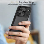 Tech-Protect MagMat dėklas iPhone 17 Pro Max – matinis juodas -- iPhone 17 Pro Max