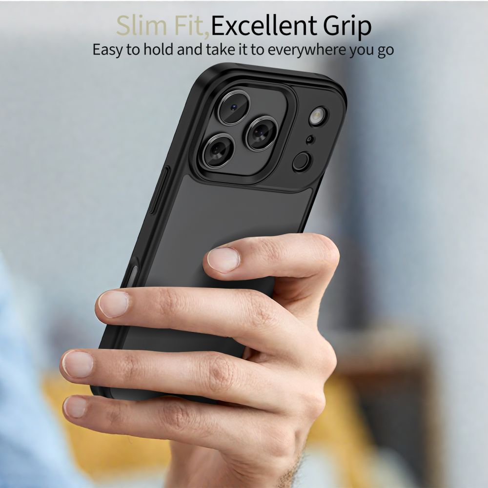 Tech-Protect MagMat dėklas iPhone 17 Pro Max – matinis juodas -- iPhone 17 Pro Max