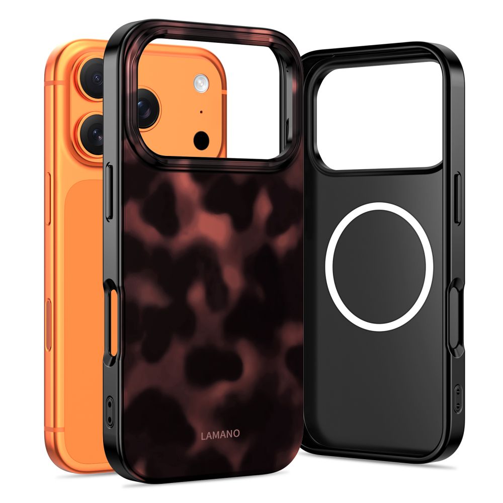 Tech-Protect Lamano MagSafe dėklas iPhone 17 Pro Max – juodai raudonas -- iPhone 17 Pro Max