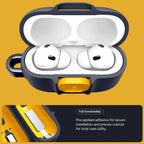 Spigen Nano Pop dėklas AirPods Pro 3 – navy/geltonas