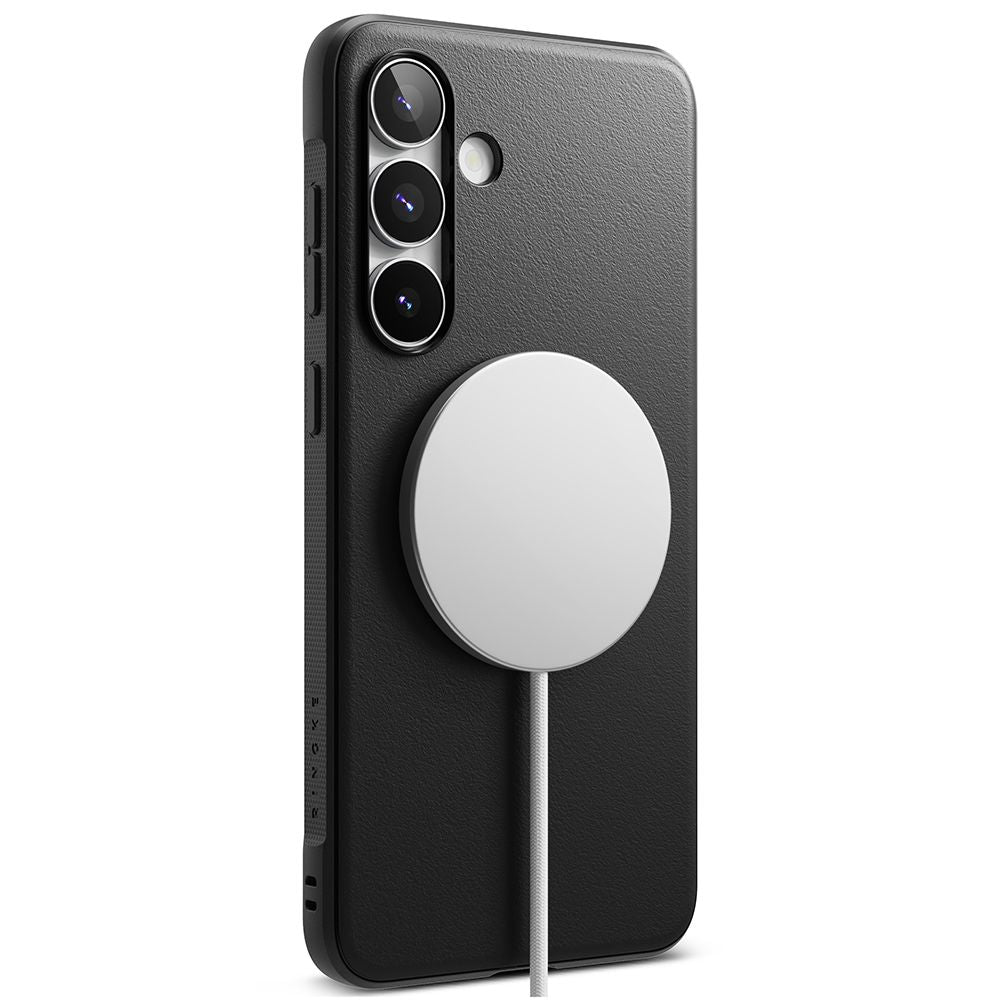 Ringke Onyx MagSafe dėklas Samsung Galaxy S25 FE – juodas -- Samsung Galaxy S25 FE