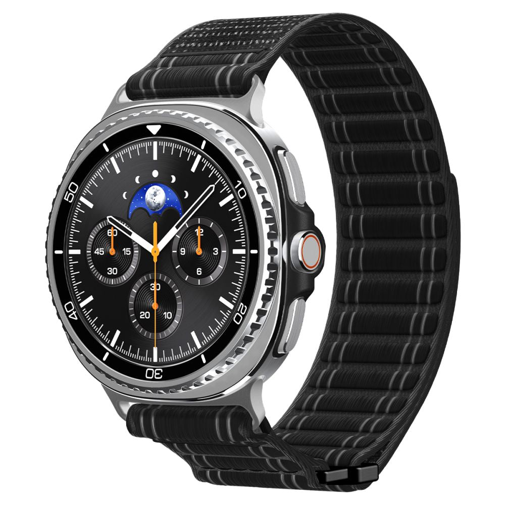 Spigen WBF0 dirželis, skirtas Samsung Galaxy Watch 40/44/46 mm – juodas